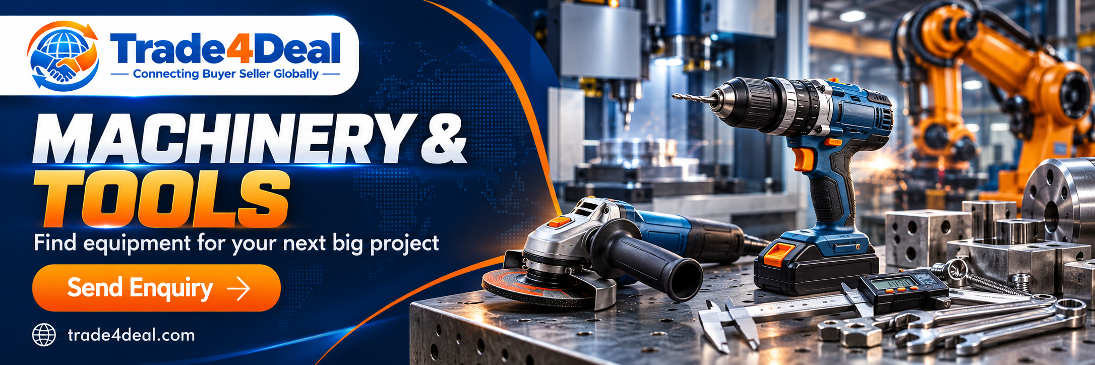Trade4Deal machinery and tools banner